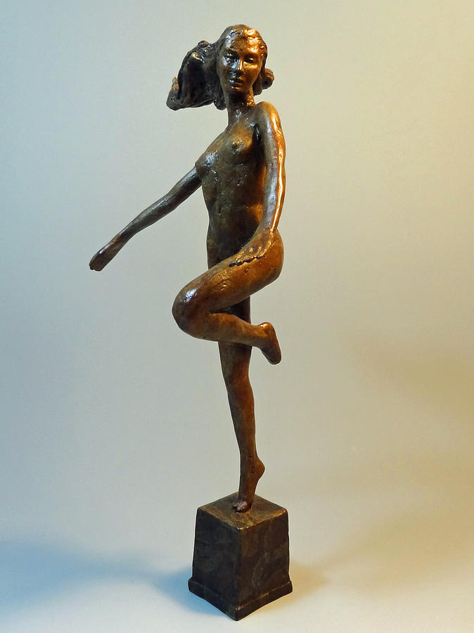 Nude Sculpture - Nymph by Lisbeth Sabol