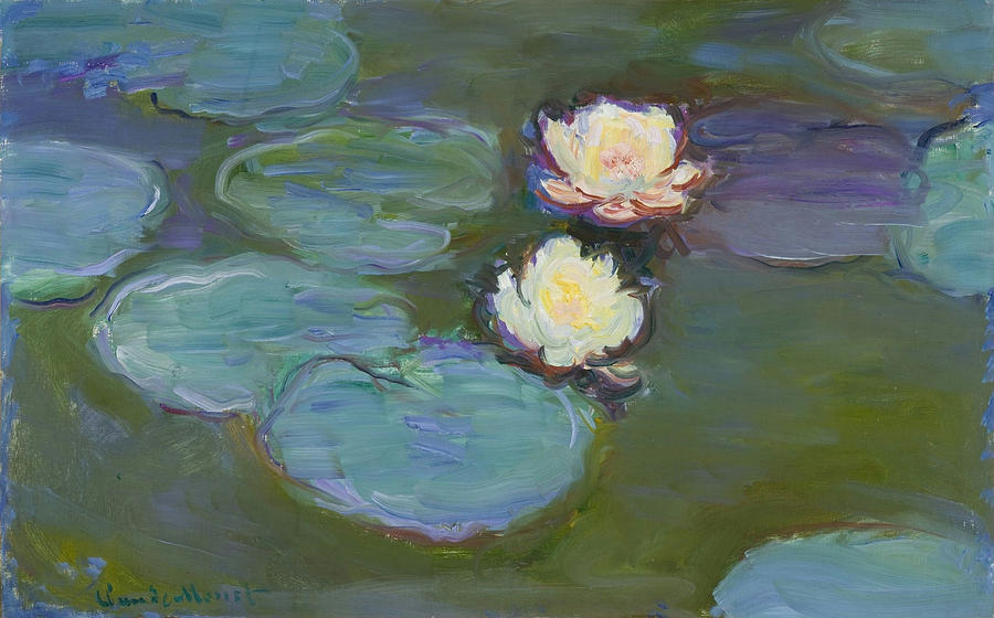 Nympheas - Claude Monet Painting by Aesthetics Store - Fine Art America