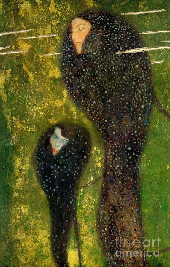 Nymphs, Silver Fish, 1899  Painting by Gustav Klimt