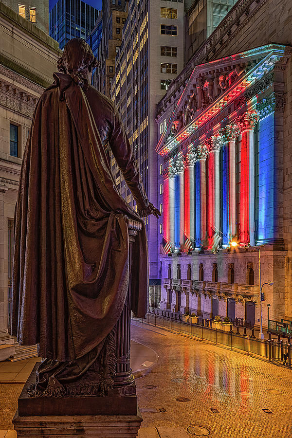 NYSE NY Stock Exchange Wall Street  Photograph by Susan Candelario