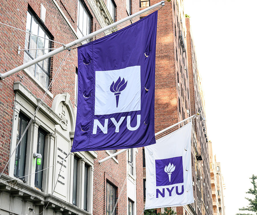 nyu-flags-photograph-by-dw-labs-incorporated