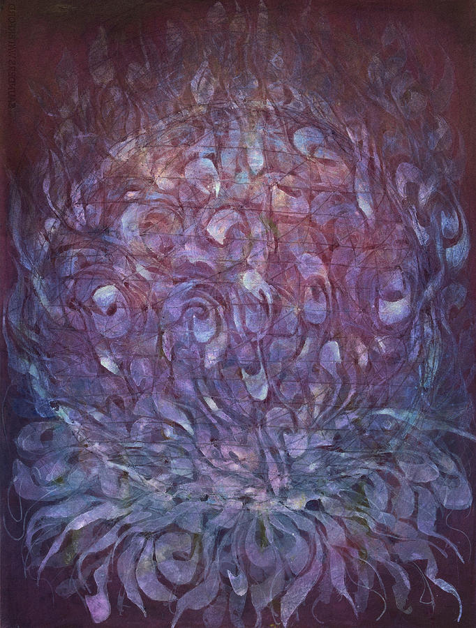 O at Midnight Painting by Petra Rau O at Midnight Painting by Petra Rau