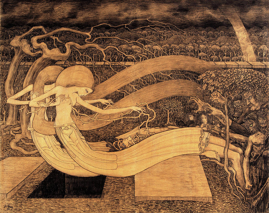 Greek Painting - O Grave, where is thy Victory - Digital Remastered Edition by Jan Toorop