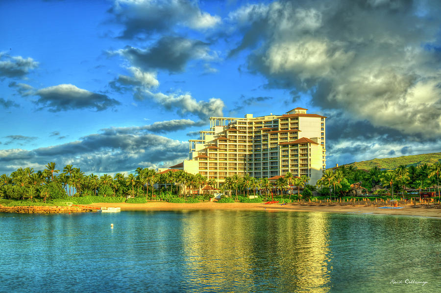 Oahu HI Four Seasons Resort 7 Ko Olina Lagoon Landscape Seascapes Art  Photograph by Reid Callaway