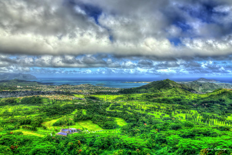 Oahu Hi Koolau Golf Club Kaneohe Landscape Seascape Art Photograph