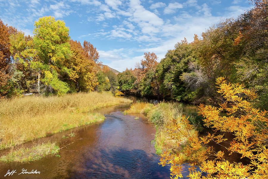 Oak Creek in the Fall Photograph by Jeff Goulden