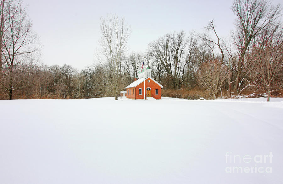 Oak Grove Schoolhouse at Wildwood Park  9240 Photograph by Jack Schultz