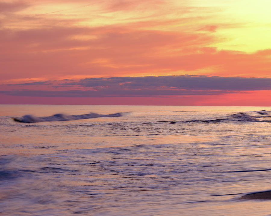 Oak Island Sunset #6 Photograph By Mary Vanier - Fine Art America