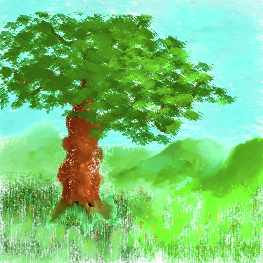 Oak  tree 3 #k6 Digital Art by Leif Sohlman