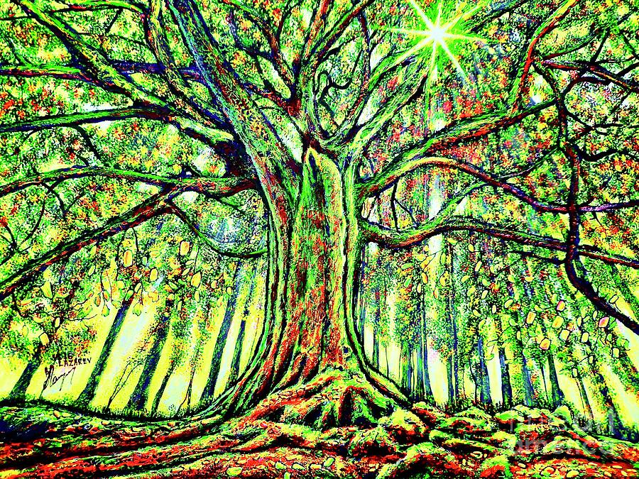 Oak#2 Painting by Viktor Lazarev