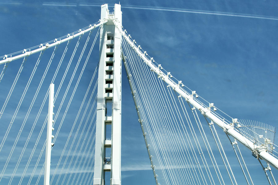 Oakland Bay Bridge between San Francisco and Oakland, California Photograph by Ruth Hager