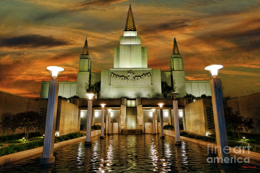Oakland Mormon Temple Photograph by Blake Richards
