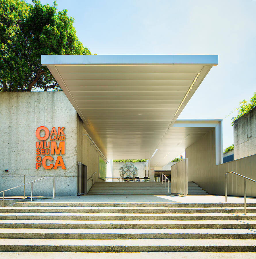 Oakland museum of California entrance Photograph by NicolasMcComber