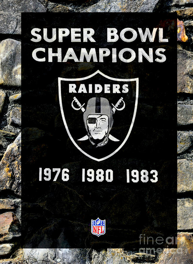 Oakland Raiders Digital Art - Oakland Raiders Banner by Steven Parker
