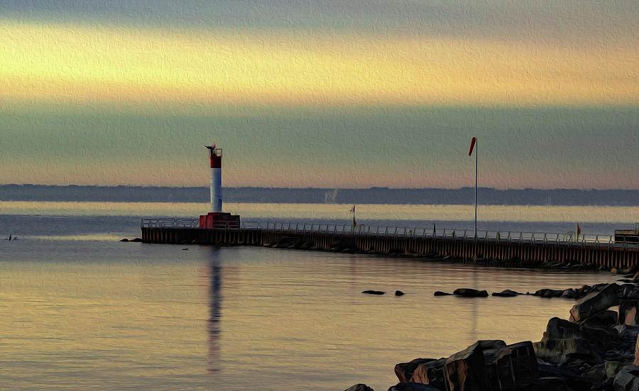 Oakville Lighthouse Digital Art by Robert Ratcliffe - Fine Art America