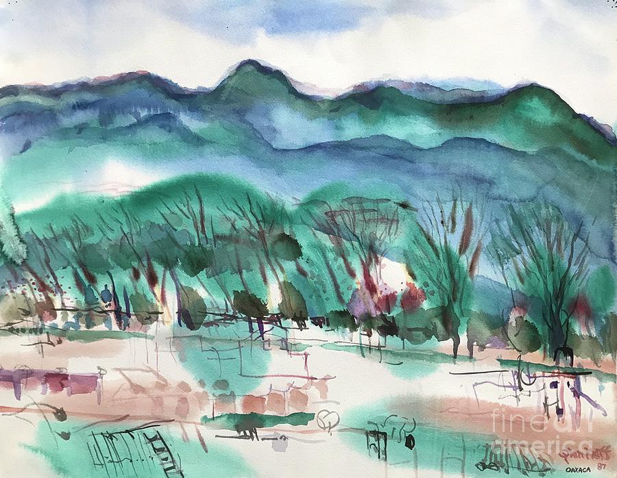 Oaxaca Landscape  Painting by Glen Neff