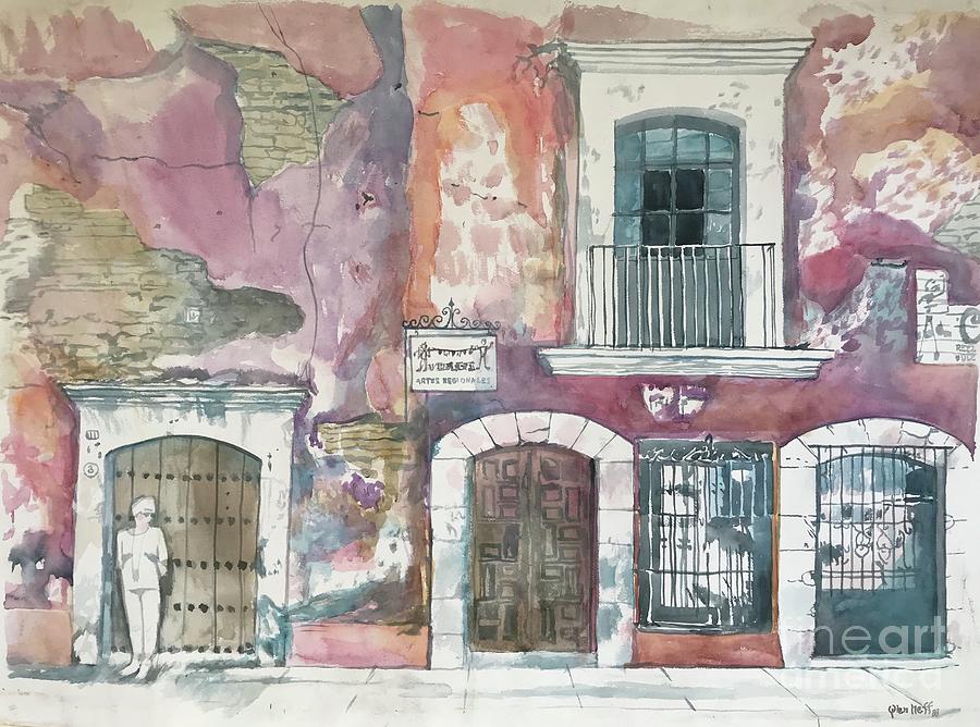 Oaxaca Street  Painting by Glen Neff