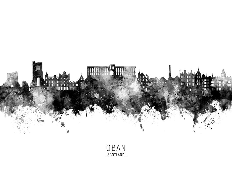 Oban Scotland Skyline #29 Digital Art by Michael Tompsett