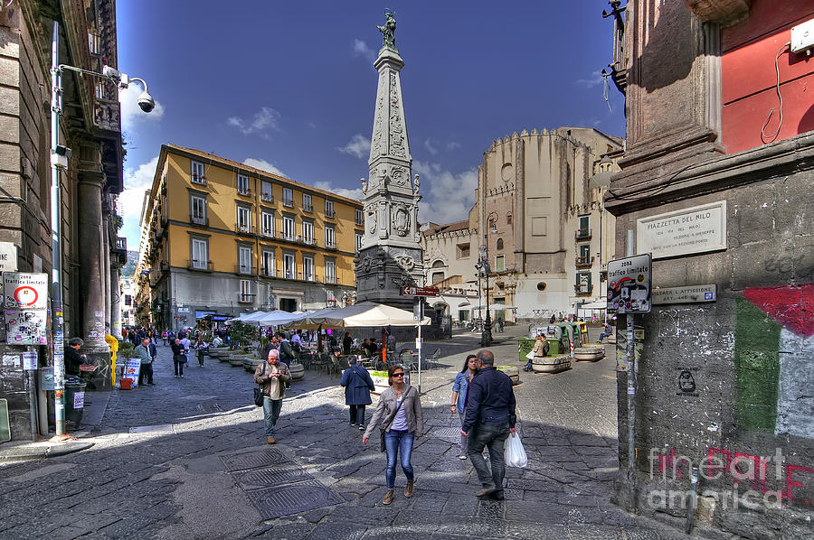 Obelisco San Domenico - Naples - Italy Photograph by Paolo Signorini