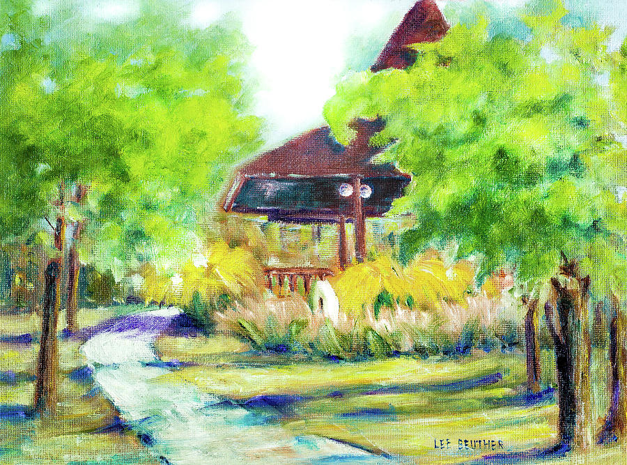 Oberlin Bandstand Painting by Lee Beuther