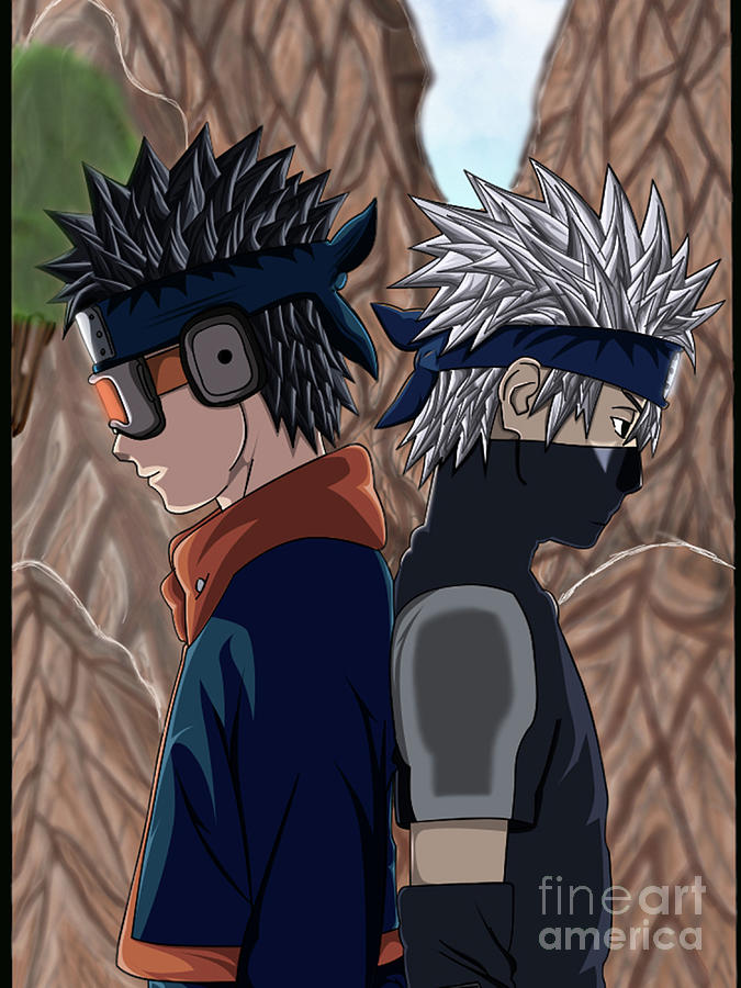 Obito And Kakashi Digital Art by Kurang Kerjaan - Pixels