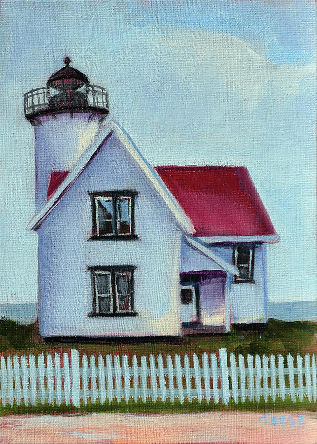 Obligatory Light House Painting by Trina Teele