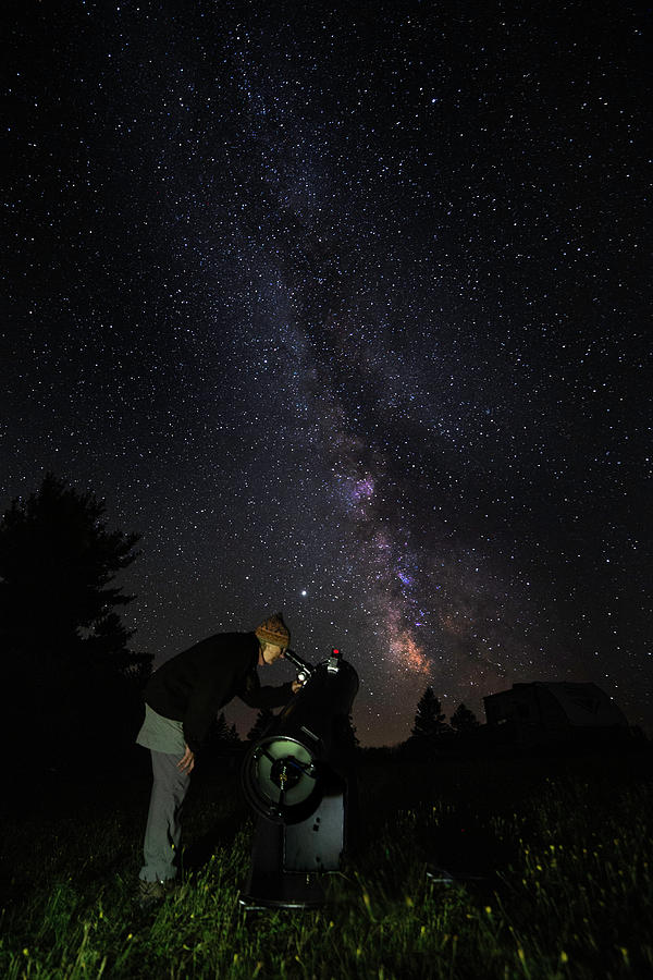 Observing the Galactic Core Photograph by John Meader