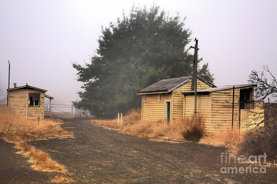 Obsolete Railway Buildings, Bridgetown, Western Australia Photograph by Elaine Teague