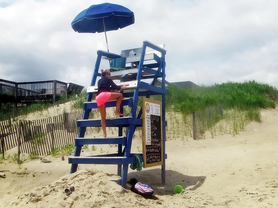 OBX Lifeguard 4 Photograph by Brian Wallace - Pixels