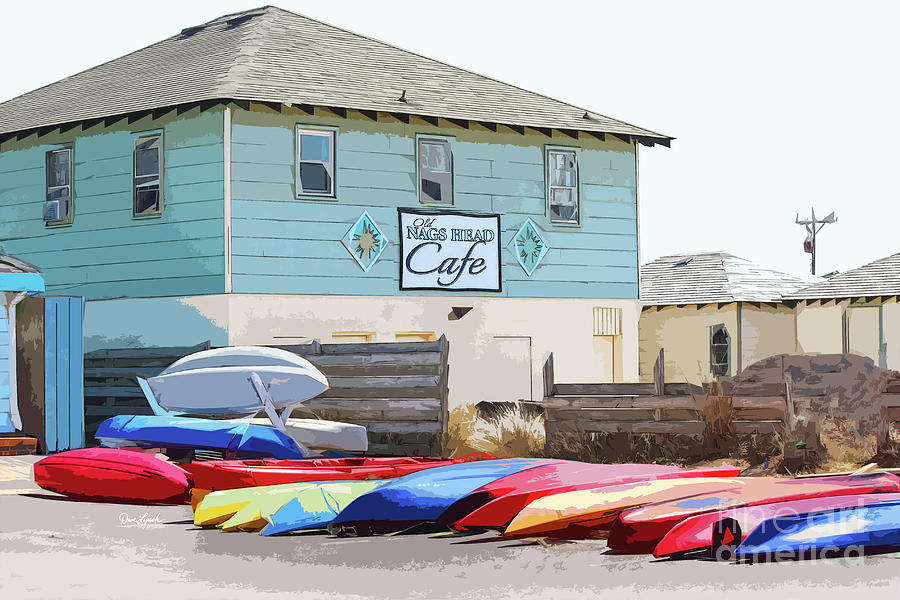 OBX - OLD NAGS HEAD CAFE - Nags Head NC - Outer Banks NC Photograph by ...