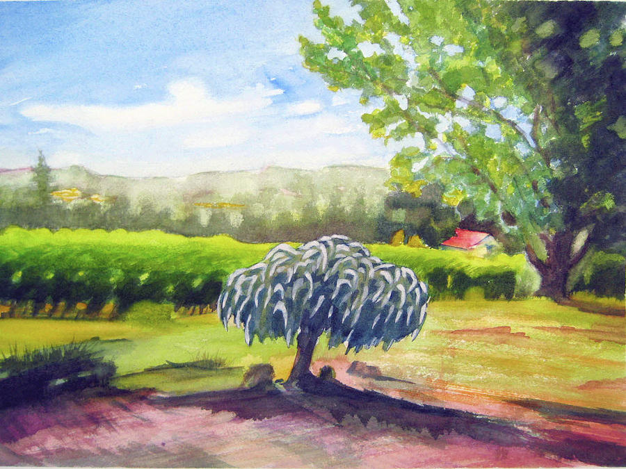 Occidental Ridge Painting by Karen Coggeshall