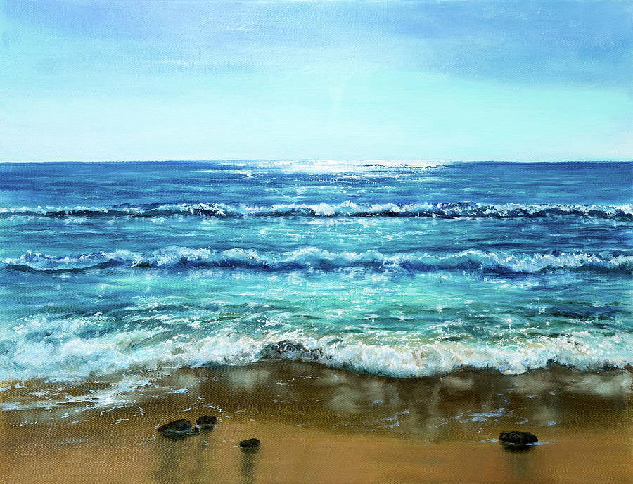 Ocean And Beach Painting By Boyan Dimitrov   Fine Art America