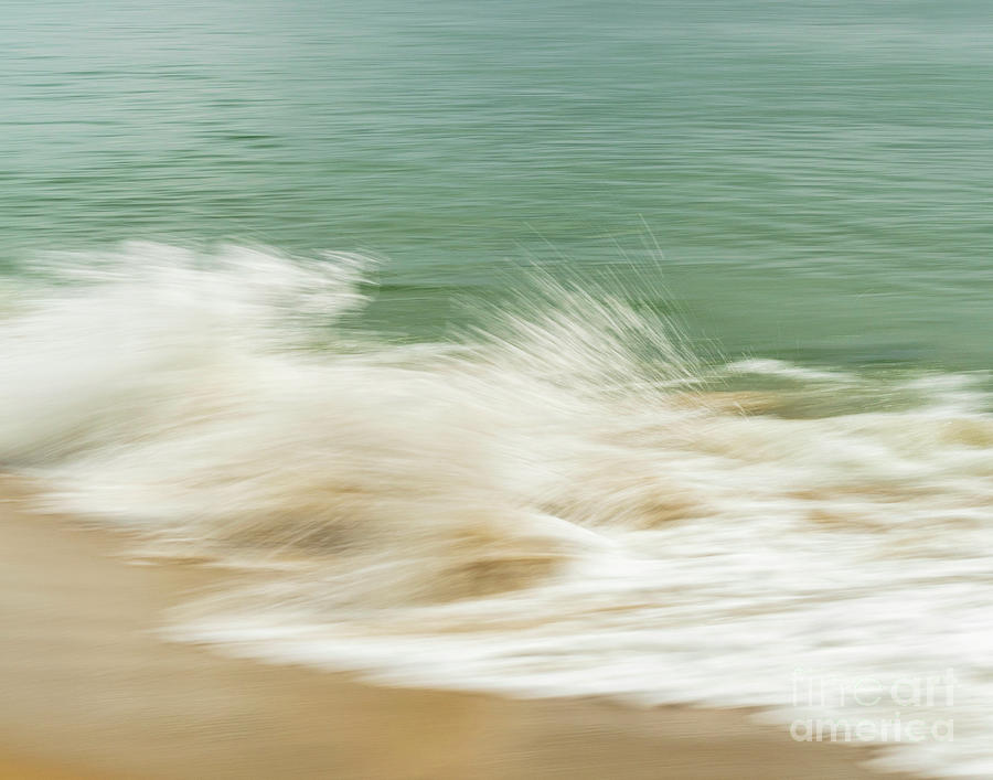 Ocean, beach and splish splash Photograph by Izet Kapetanovic