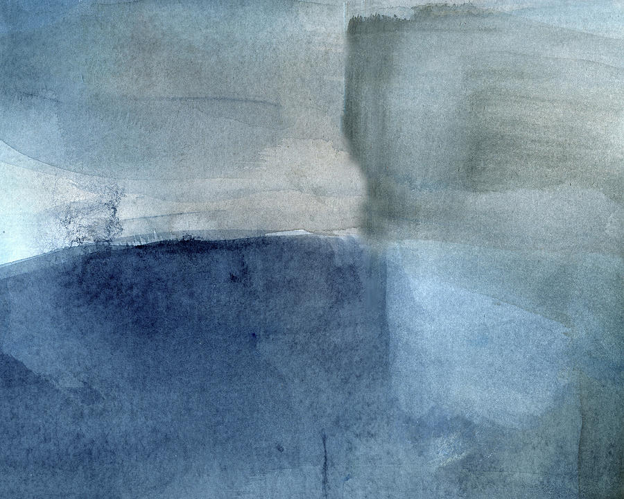 Ocean Blue II Painting by Victoria Kloch