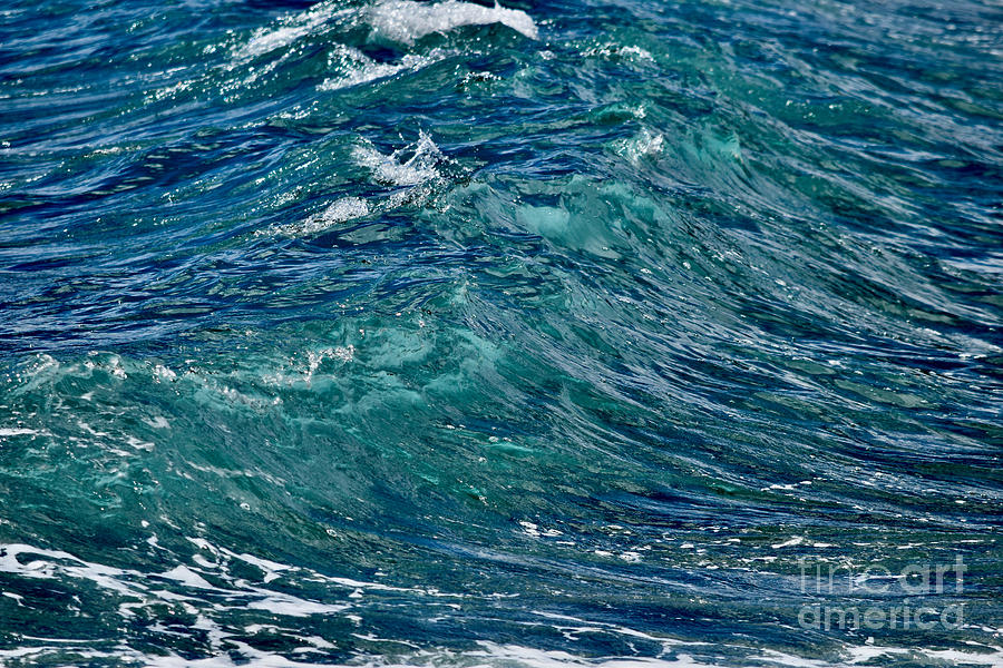 Ocean Blue Ripple Photograph by Debra Banks