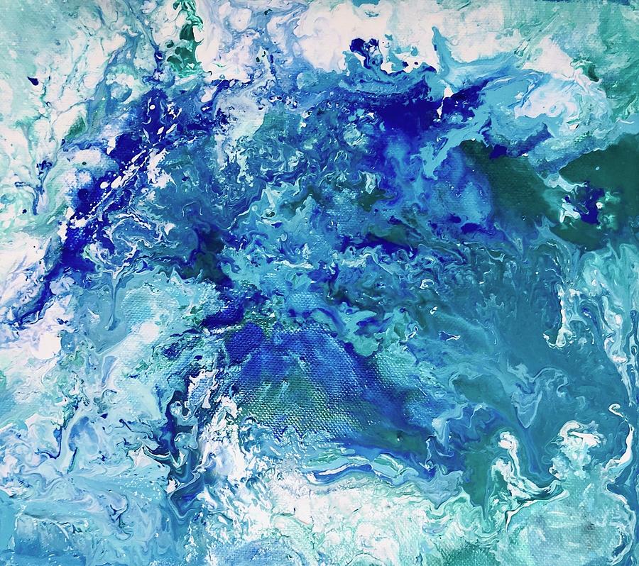 Ocean Painting by Snehal Bogar - Fine Art America