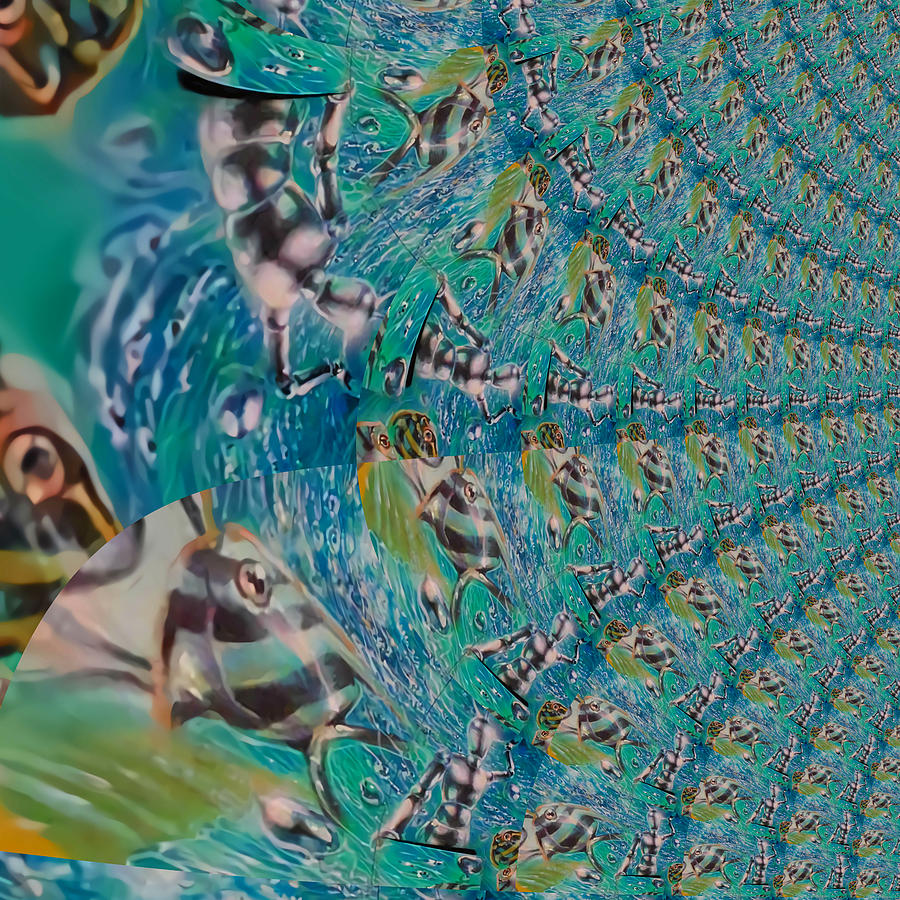 Ocean Bot Symphony Digital Art by Stephane Poirier