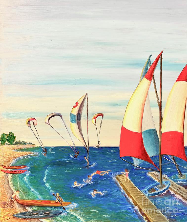 Ocean Breez Painting by Ella Boughton
