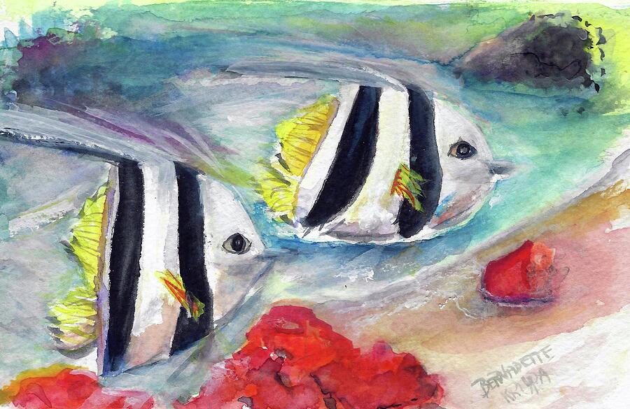  Ocean Buddies Painting by Bernadette Krupa