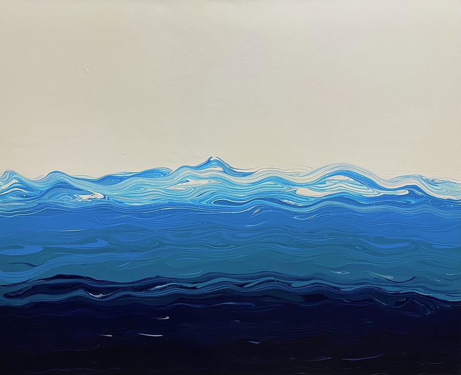 Ocean Calm Painting by Robin Smith