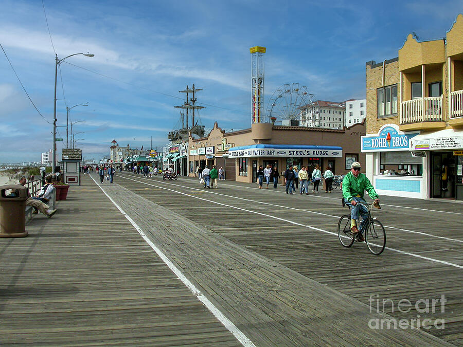 Ocean City Boardwalk Revised 2024 Photograph by Edward Sobuta