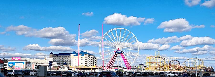 Ocean City Ferris Wheel Photograph by Stacie Siemsen