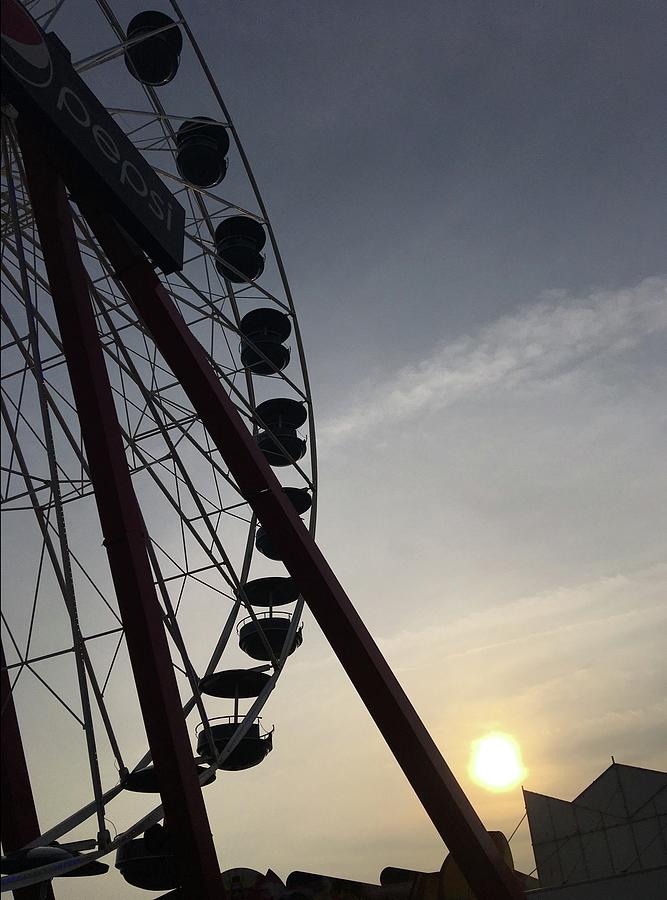 Ocean City Giant Wheel Photograph by Ashontay Simms