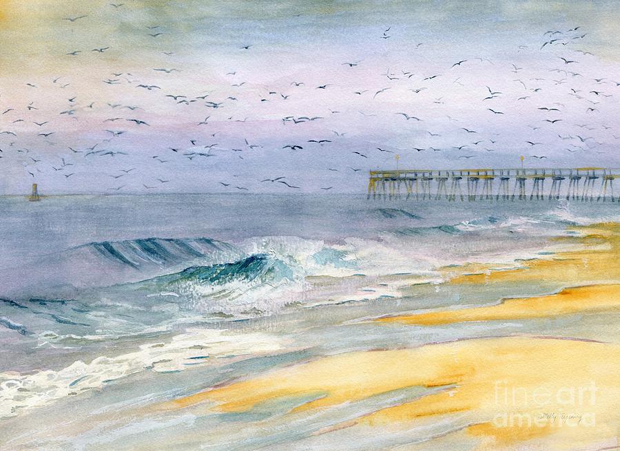 Nature Painting - Ocean City Maryland by Melly Terpening