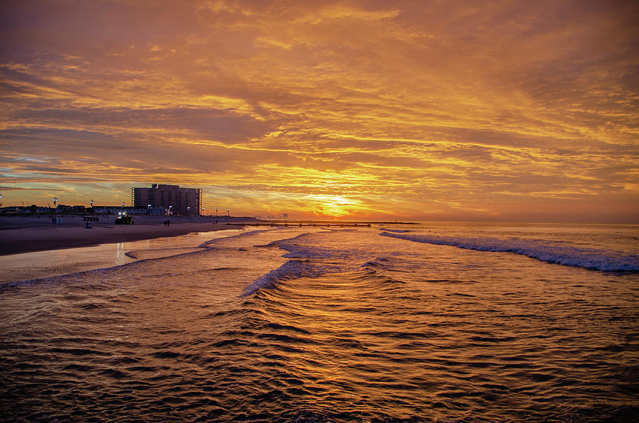 Ocean City New Jersey - Colorful Morning Skies Photograph by Bill ...