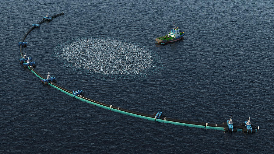 Ocean Cleaning System Photograph by Denes Farkas
