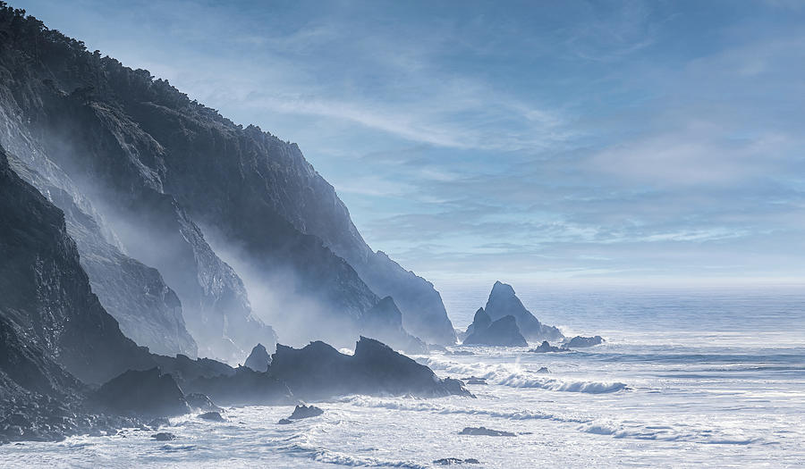 Ocean Cliffs Photograph by Don Schwartz