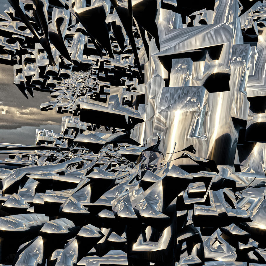 Ocean Cliffs Digital Art by Jeff Weiss Ocean Cliffs Digital Art by Jeff Weiss