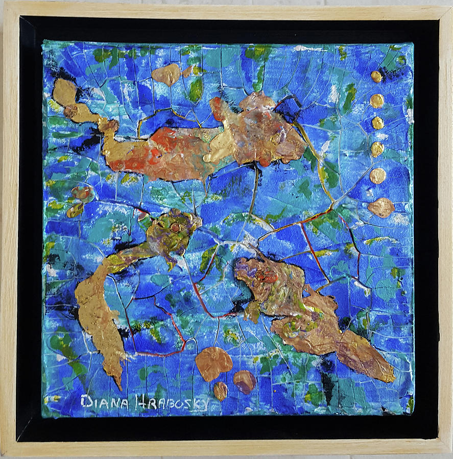 Ocean Creatures Painting by Diana Hrabosky