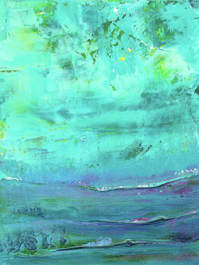 Abstract Painting - Ocean by Cynthia Fletcher